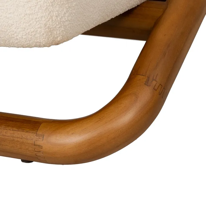 Fotoliu din lemn de teak modern|Fotolii din lemn pentru interioare moderne [12]