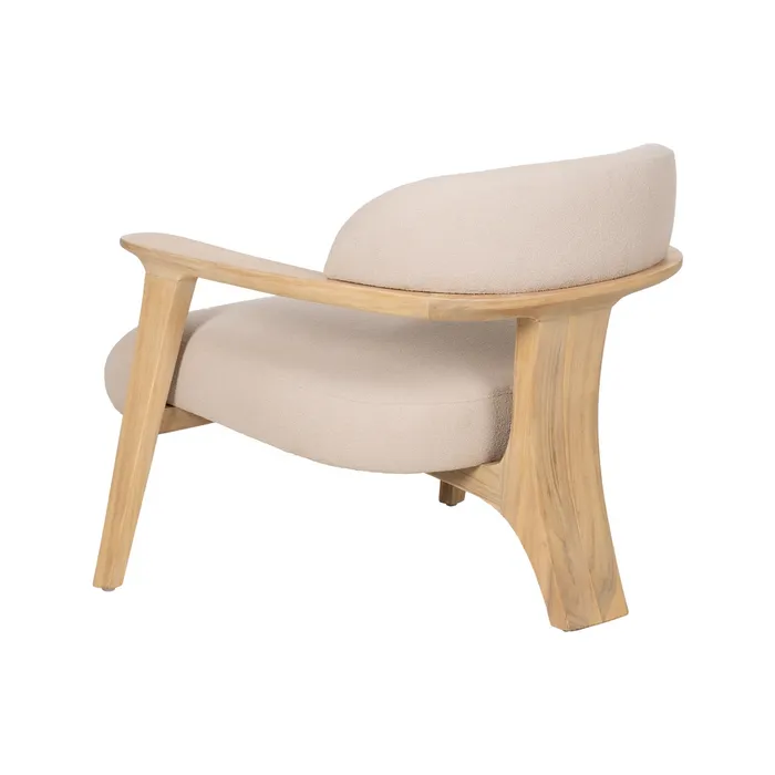 Fotoliu din lemn de teak modern pentru living|Fotolii din lemn pentru decoruri contemporane [3]