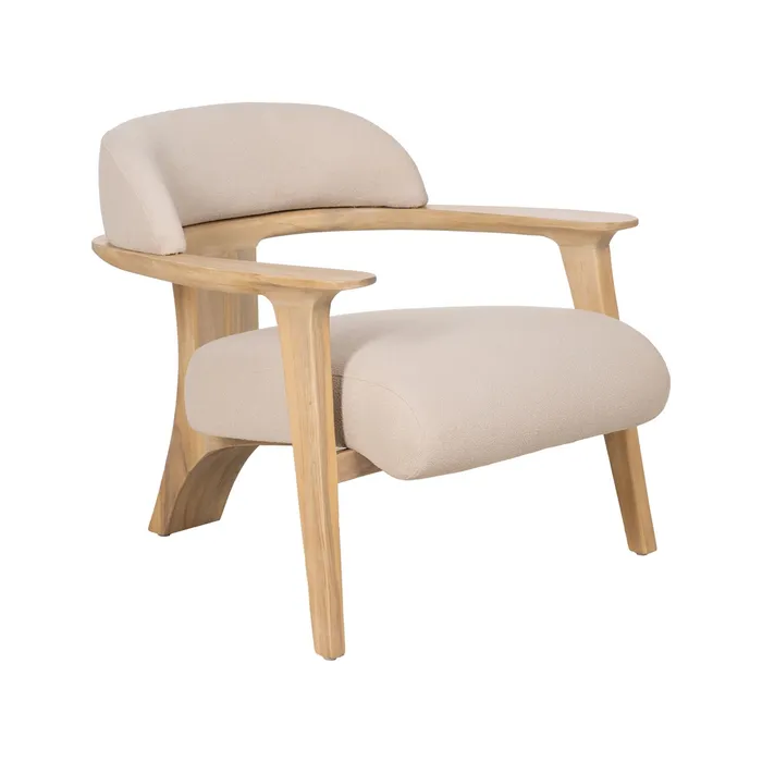 Fotoliu din lemn de teak modern pentru living|Fotolii din lemn pentru decoruri contemporane [1]