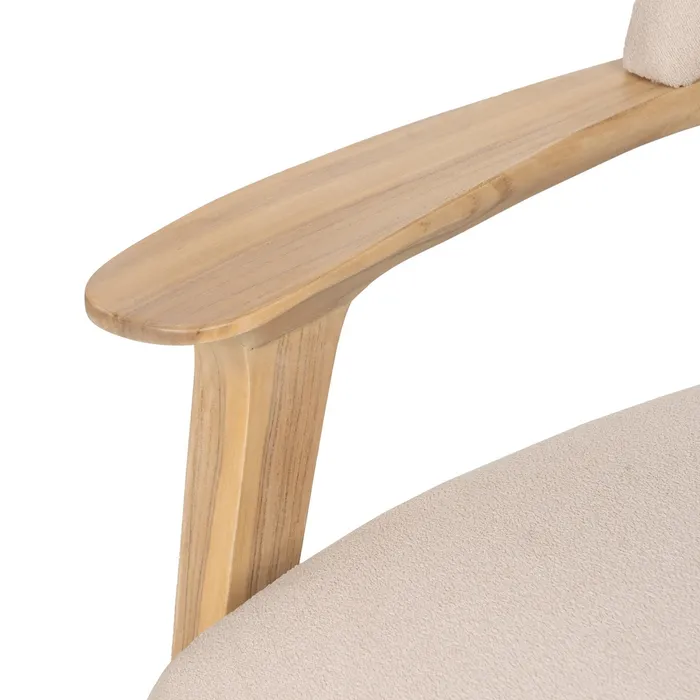 Fotoliu din lemn de teak modern pentru living|Fotolii din lemn pentru decoruri contemporane [7]