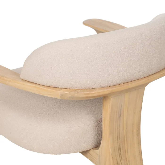Fotoliu din lemn de teak modern pentru living|Fotolii din lemn pentru decoruri contemporane [9]