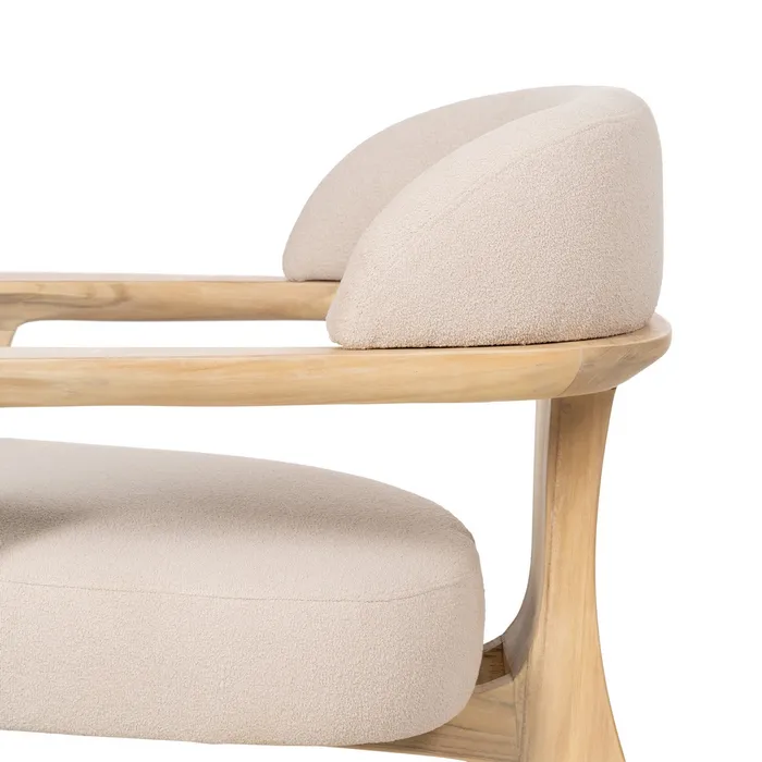 Fotoliu din lemn de teak modern pentru living|Fotolii din lemn pentru decoruri contemporane [5]