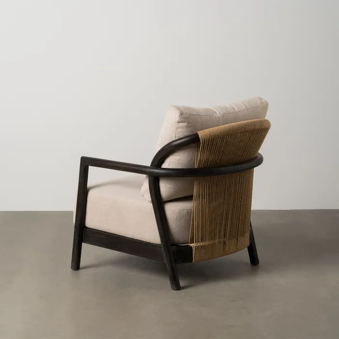 Fotolii - Fotoliu din lemn de mindi pentru decoruri moderne|Fotolii moderne pentru livinguri contemporane