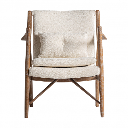 Fotoliu Art Deco alb antic | Fotolii elegante [1]