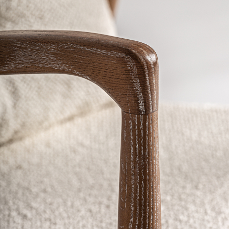 Fotoliu Art Deco alb antic | Fotolii elegante [4]