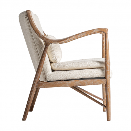 Fotoliu Art Deco alb antic | Fotolii elegante [2]