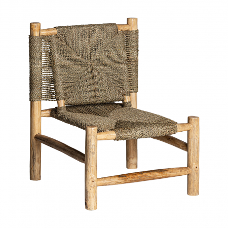 Fotolii - Fotoliu rafie maro|Fotoliu colonial|Mobilier living exotic