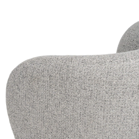 Fotoliu gri-marmorat din stofă texturată [9]