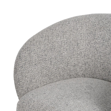 Fotoliu gri-marmorat din stofă texturată [5]