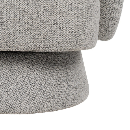 Fotoliu gri-marmorat din stofă texturată [10]