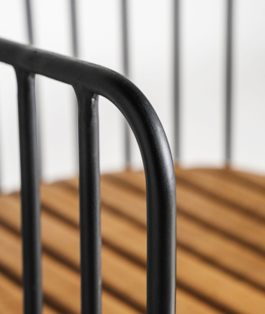 Fotoliu GOUZON piele maro cu structură metalică [7]