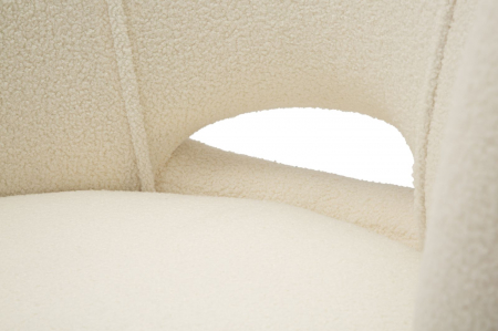 Fotoliu Iceland Space, crem/auriu, stofa tip bucle [5]