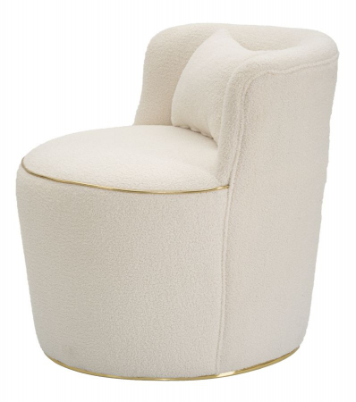 Fotoliu Stofa Boucle crem auriu Islanda | creativdeco [2]