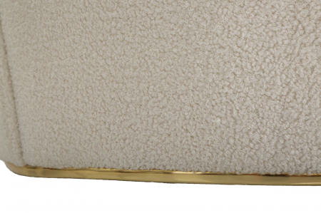 Fotoliu Stofa Boucle crem auriu Islanda | creativdeco [7]