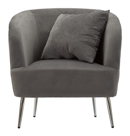 Fotoliu gri compact minimalist CreativDeco pentru apartament [2]