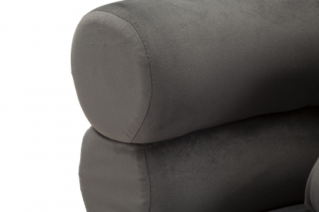Fotoliu gri modern ergonomic CreativDeco design rotunjit [10]