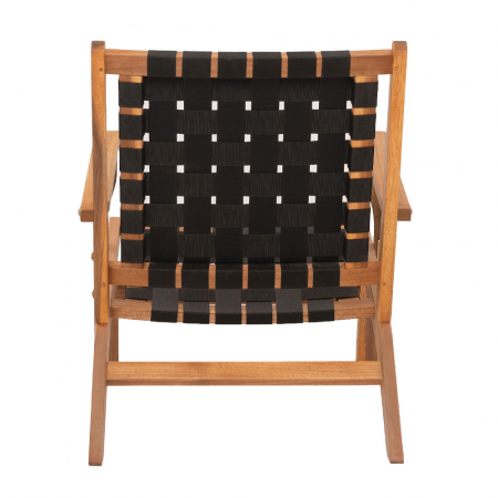 Fotoliu modern Hastag acacia negru [5]