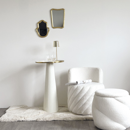 Fotoliu Alb Rotativ Pentru Living Modern|Fotolii Design Premium [2]