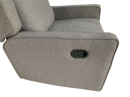 Fotoliu Classico gri – vedere laterală în poziție reclinată [3]