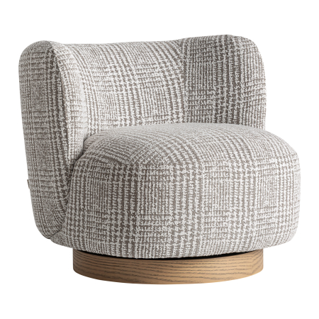 Mobilier - Fotoliu rotativ gri jaspe 85 cm