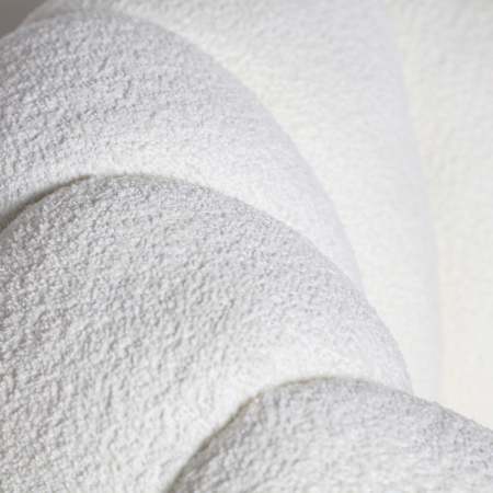 Fotoliu bucle art deco alb|Fotolii moderne premium [6]