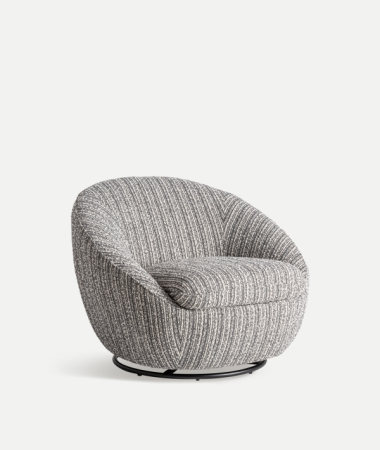 Fotoliu rotativ gri marmorat BUBU – titlu imagine principală [3]