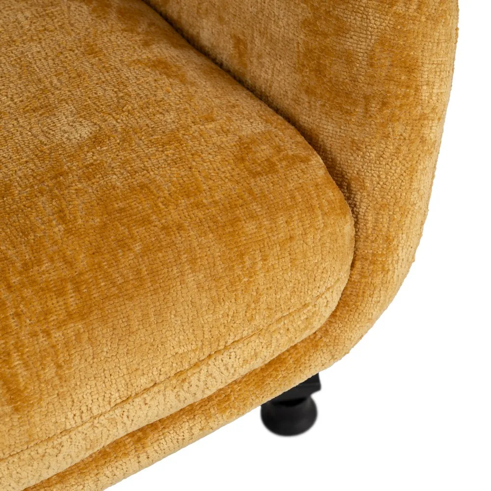 fotoliu rotativ ergonomic mustar birou CreativDeco [9]