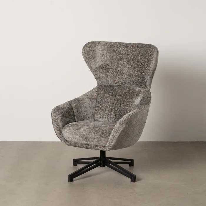 Scaune de birou - fotoliu rotativ gri ergonomic birou modern CreativDeco