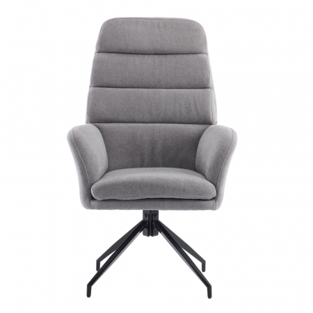 Fotoliu ergonomic rotativ gri cu spătar înalt – model Girar [1]