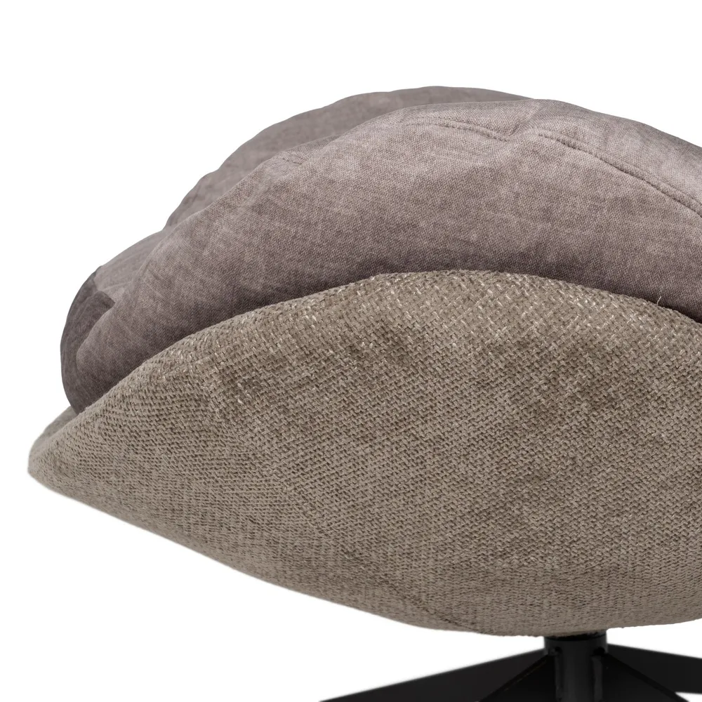 Fotoliu Rotativ Oficina Gri, Stofa Otel - CreativDeco.ro [7]