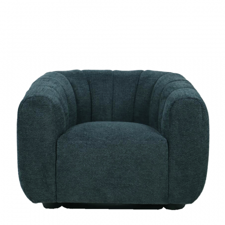 Fotoliu Ascot verde apă – vedere frontală în decor elegant [3]