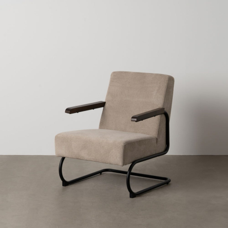 Fotoliu taupe modern confortabil