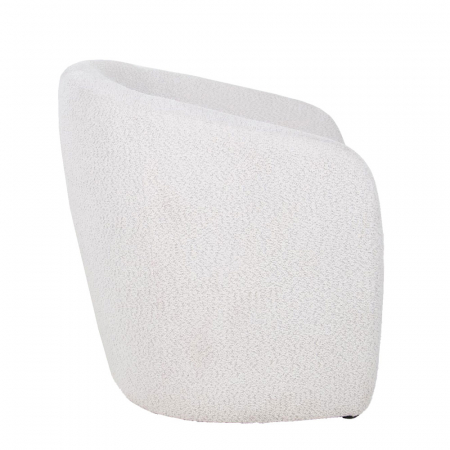 Fotoliu crem sculptural rotund Bold [2]