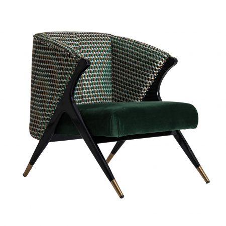 Contemporan - Fotoliu contemporan catifea verde|Fotolii moderne