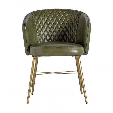 Fotoliu vintage piele verde | Fotolii de lux [1]