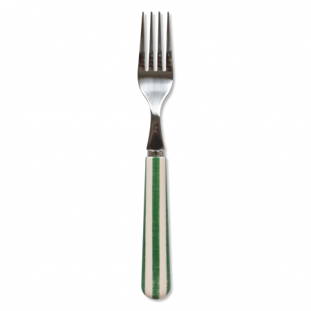 Tacamuri - Furculite Moderne Inox Maner Verde|Tacamuri Design Premium