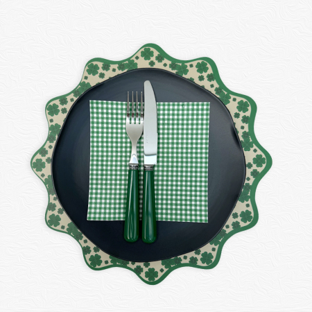 Furculita Inox Verde|Tacamuri Design Premium [1]