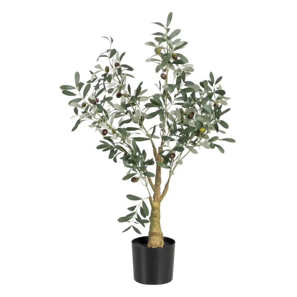 Obiecte decorative - Ghiveci cu maslin artificial | Decoratiuni mediteraneene