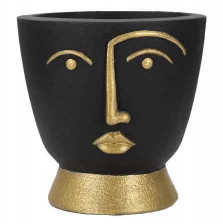 Ghiveci Modern Negru CreativDeco - Contrast Sofisticat In Decor