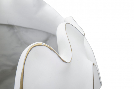 Ghiveci Decorativ Modern Alb CreativDeco [2]