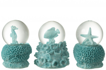 Accesorii decorative - Glob de apa Azure, rasina sticla - CreativDeco.ro