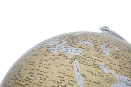 Glob pamantesc argintiu New - piesa de decor contemporana cu finisaj modern | CreativDeco.ro [4]