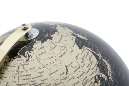 Glob pamantesc auriu - accesoriu de lux pentru birouri si livinguri | CreativDeco.ro [2]