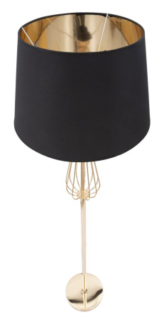 Lampa podea abajur negru picior auriu CreativDeco [11]