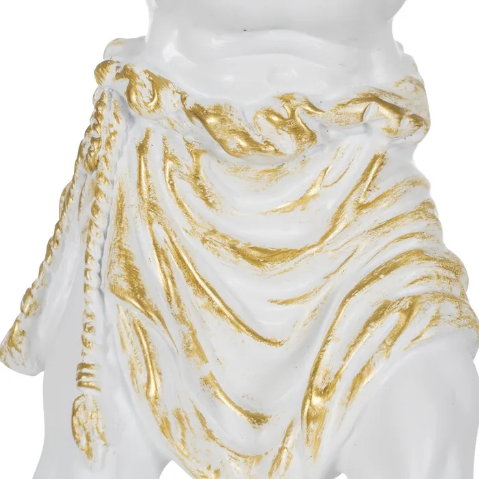 Lampă alba cu detalii aurii Atlas decorativă|Iluminat artistic elegant [4]