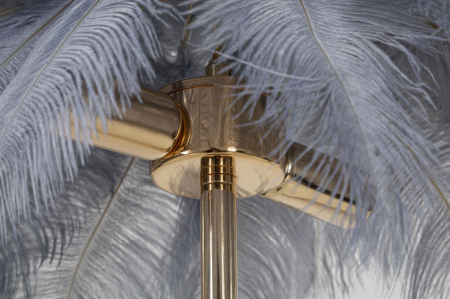 Veioza pene gri | Lampa de masa eleganta CreativDeco [4]