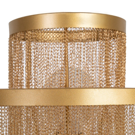 Lampă de masă aurie din metal cu design glam [1]