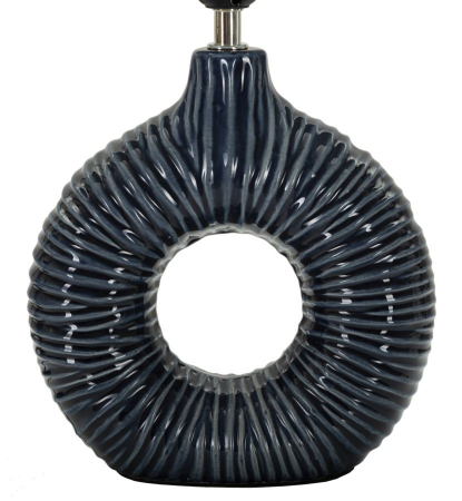 Lampa de masa albastra | Design unic | CreativDeco [2]