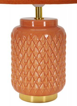 Lampa de masa portocalie | Iluminat vibrant | CreativDeco [1]