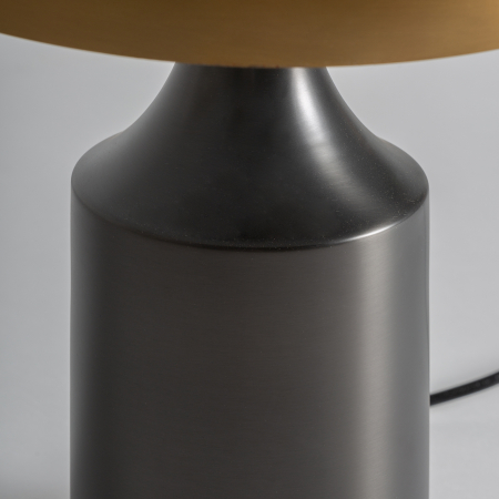 Lampa de masa Art Deco bronz gri si auriu|Iluminat interior elegant [2]